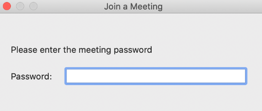 join zoom meeting with password